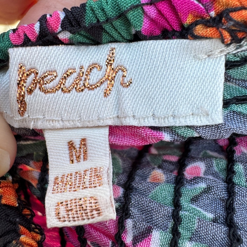 Floral Sweetheart Neckline Blouse - Picture 2 of 3